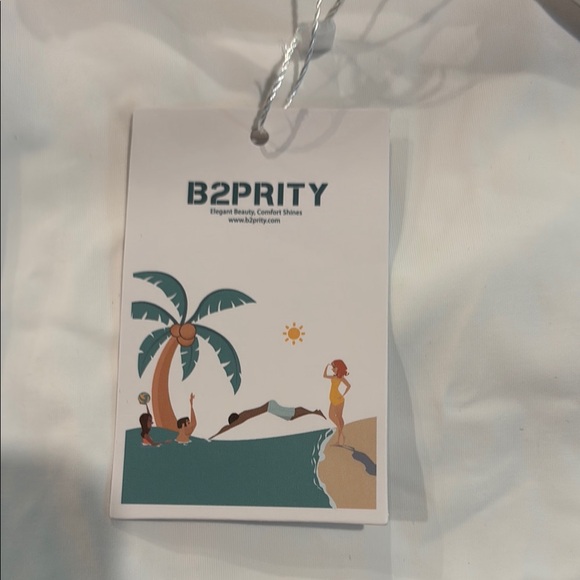 Two-Tone Brown and Cream Women's One-Piece Swimsuit - Picture 7 of 10